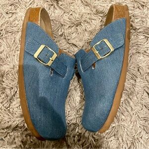 Denim Clogs